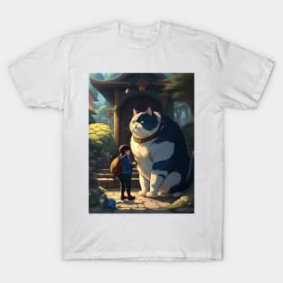 Cat and boy T-Shirt